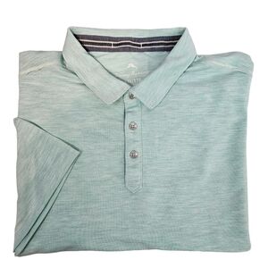 Tommy Bahama Aqua Coastal Vera Short Sleeve Polo Shirt Size XXL Men's O34